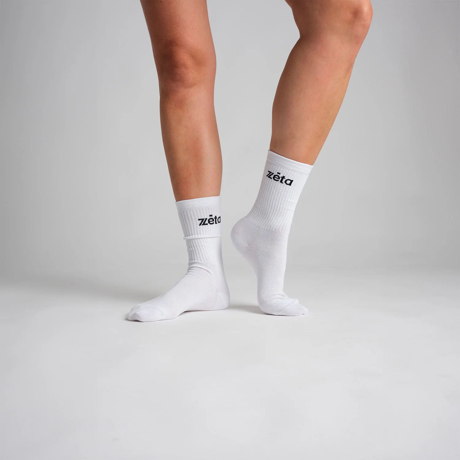 Duo Chaussettes Blanc/Gris - Image 3